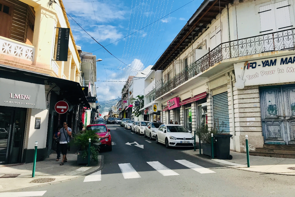 Ulica Saint Denis Reunion